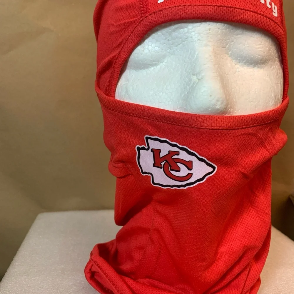 Kansas City Chiefs Football 🏈 Team Face Cover Ski Mask